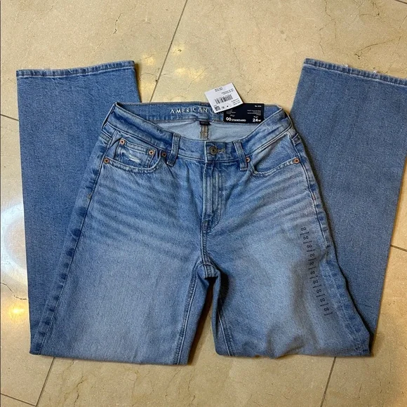 American Eagle Stovepipe High Rise Strigid Jeans 24w - Picture 5 of 7